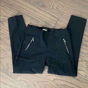 Black with navy dot pant